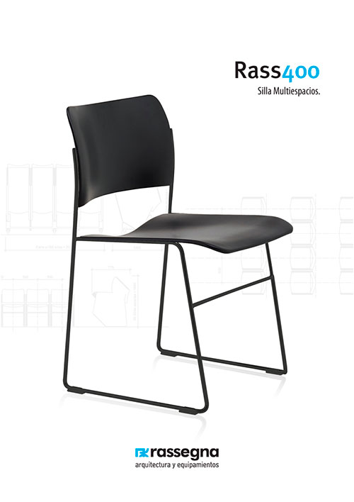 Silla apilable multiespacios modelo Rass 400